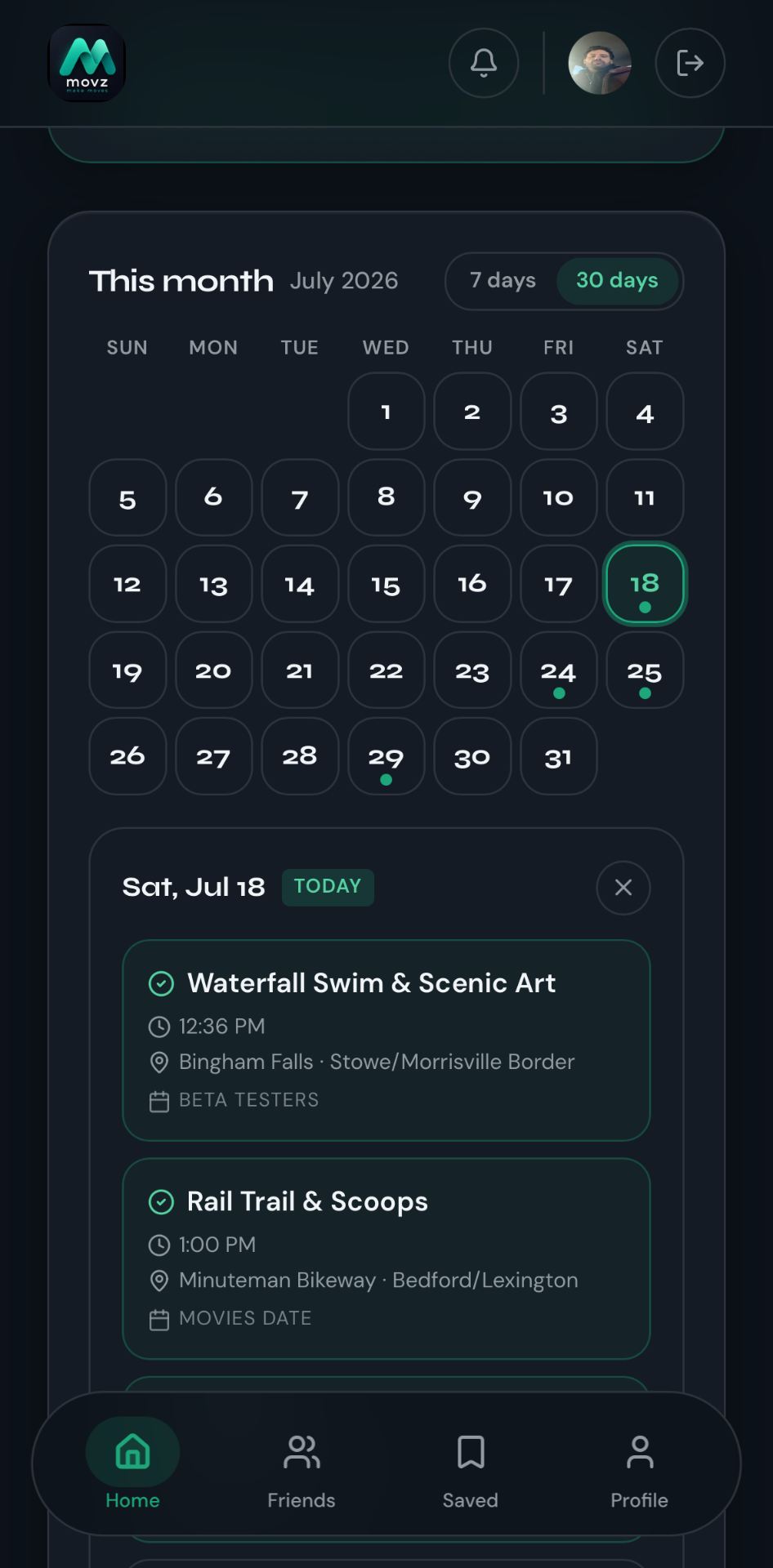 Propose a plan screen